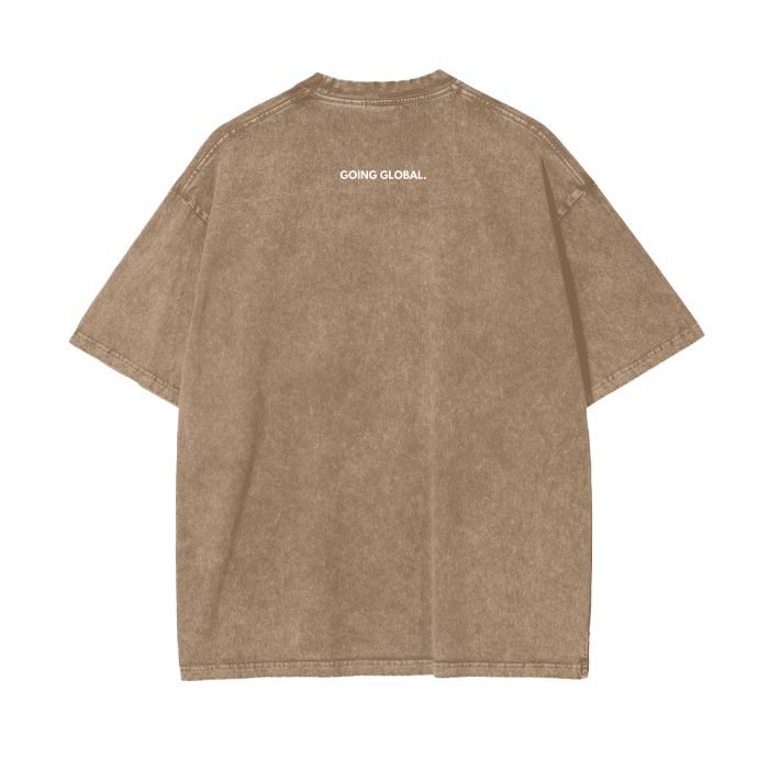 LUUMIC Acid Wash Oversize T-Shirt