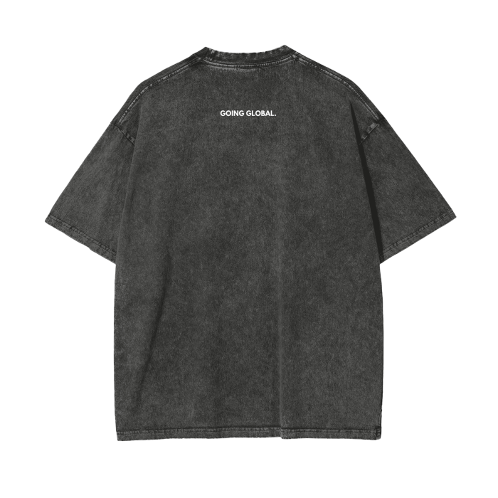 LUUMIC Acid Wash Oversize T-Shirt