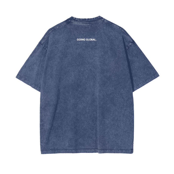 LUUMIC Acid Wash Oversize T-Shirt