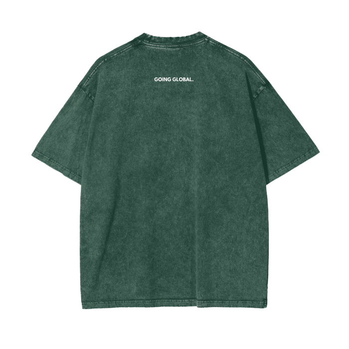 LUUMIC Acid Wash Oversize T-Shirt