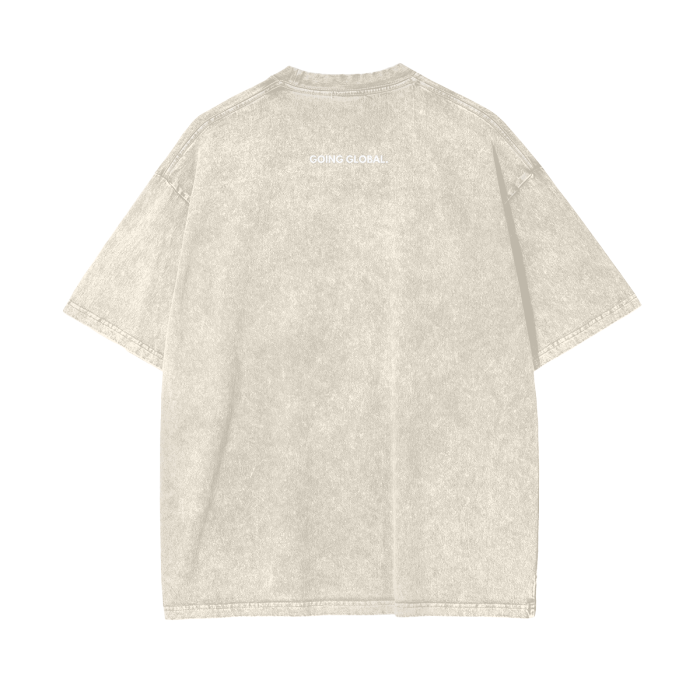 LUUMIC Acid Wash Oversize T-Shirt