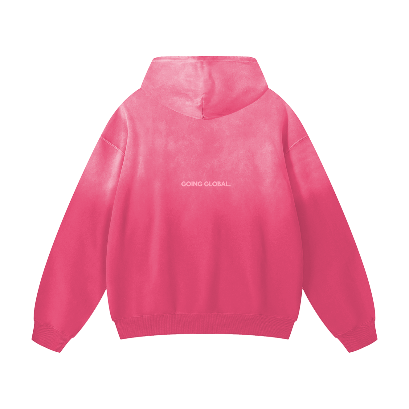 LUUMIC Pink Monochrome Hoodie