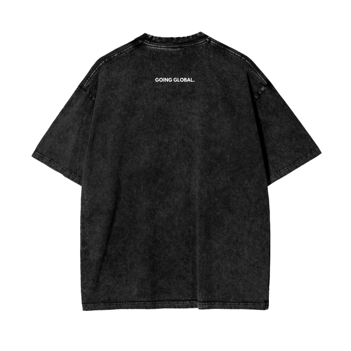 LUUMIC Acid Wash Oversize T-Shirt