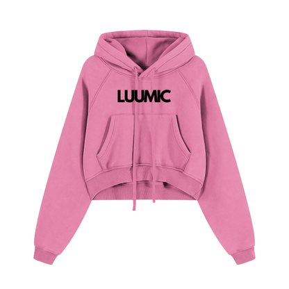 LUUMIC Cropped Hoodie