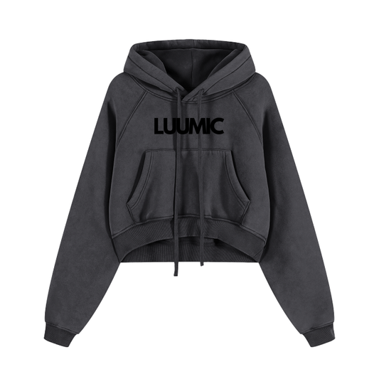 LUUMIC Cropped Hoodie